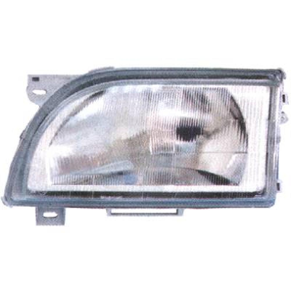 proiettore sinistro h4 manuale vetro policarbonato ford transit mk iv 1991 1994 fd9064604