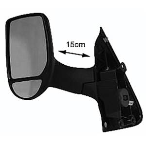 retrovisore sinistro manuale nero braccio lungo ford transit mk vi 2000 2006 fd9108014p