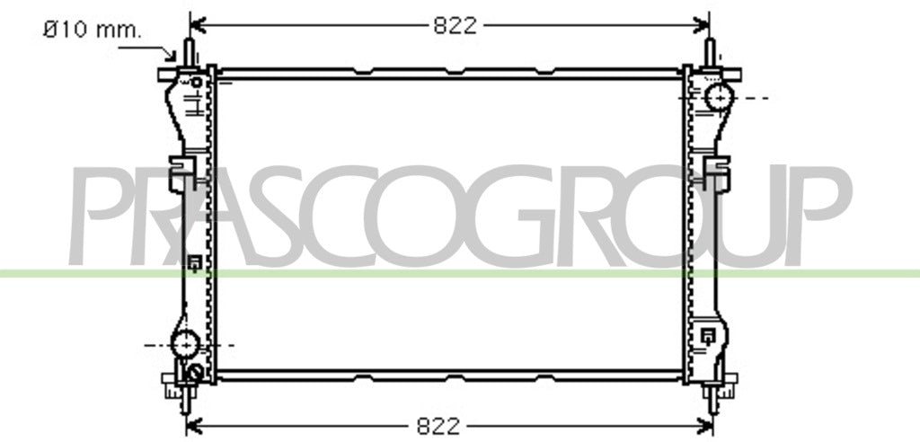 radiatore ford transit mk vi 2000 2006 fd910r001