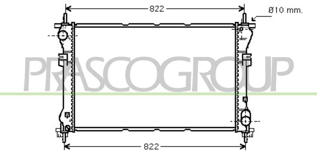 radiatore ford transit mk vi 2000 2006 fd910r003