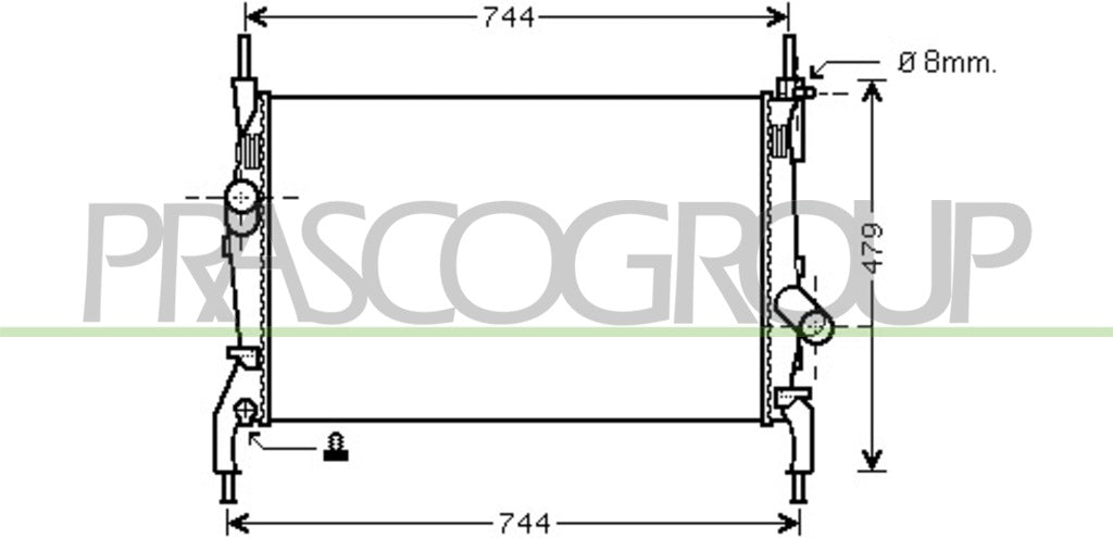 radiatore ford transit 2006 2013 fd912r003