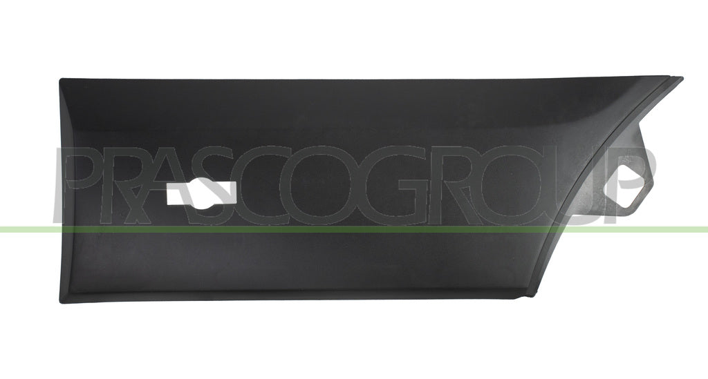 modanatura laterale parafango posteriore sinistro inferiore parte anteriore nera goffrata con clips con foro luce ingombro mod passo extra lungo ruota singola ford transit ttg 2014 2019 fd9131456