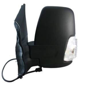 retrovisore sinistro elettrico nero termico braccio corto con fanale arancio convesso 6 pins ford transit ttg 2014 2019 fd9137106