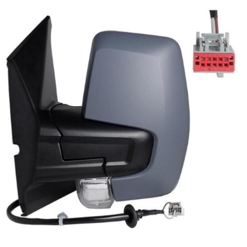 retrovisore sinistro elettrico nero termico con fanale convesso 6 pins ford transit tourneo custom ttf 2018 fd9167304