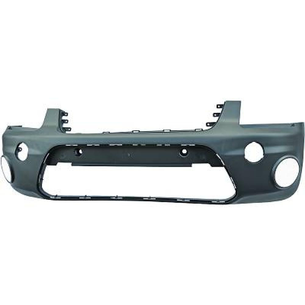 paraurti anteriore grigio scuro con sede fendi con copri gancio traino ford transit tourneo connect 2009 2014 fd9341021