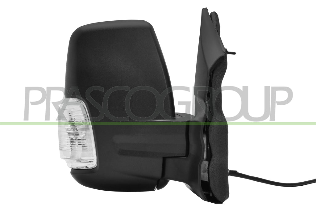 retrovisore destro elettrico nero termico con fanale con lampadina 16w braccio corto convesso 6 pins ford transit 2019 fd9507313