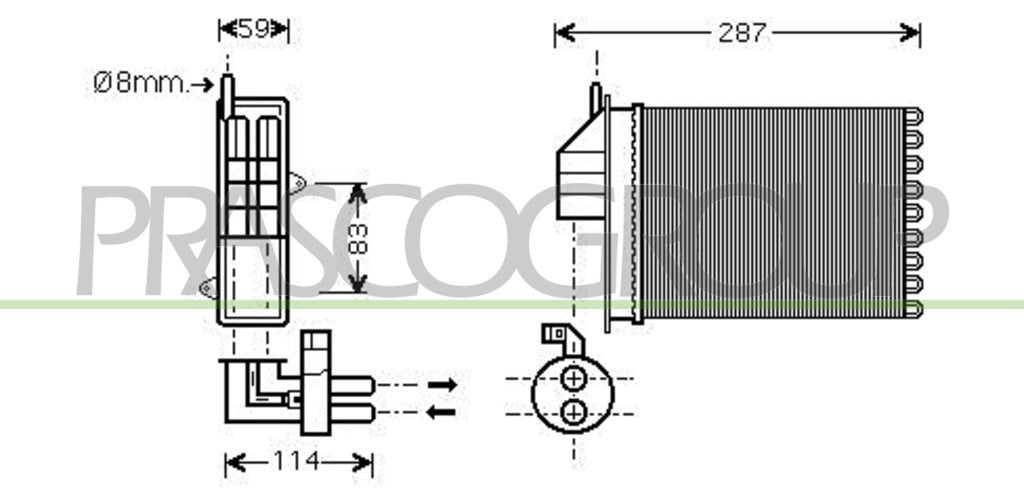 riscaldatore fiat seicento 1998 2000 ft019h001