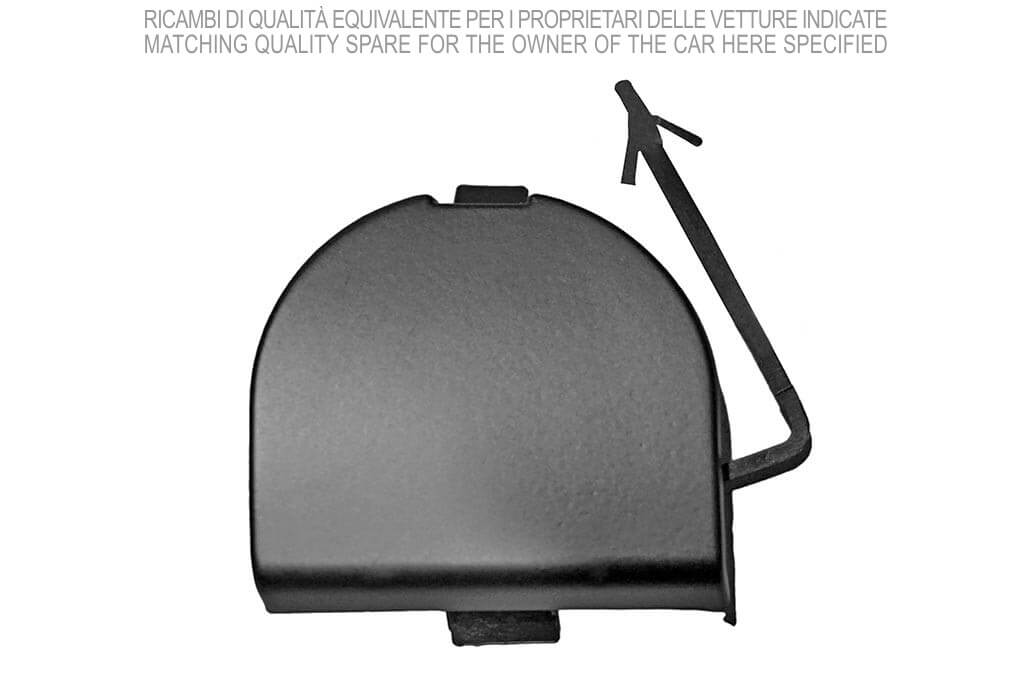 tappo copri gancio traino paraurti posteriore fiat 500 2007 2015 ft0301256