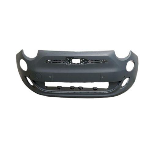 paraurti anteriore con primer con tappo coprigancio con 6 fori pdc supporti fiat 500 ev 332 2020 ft0341011