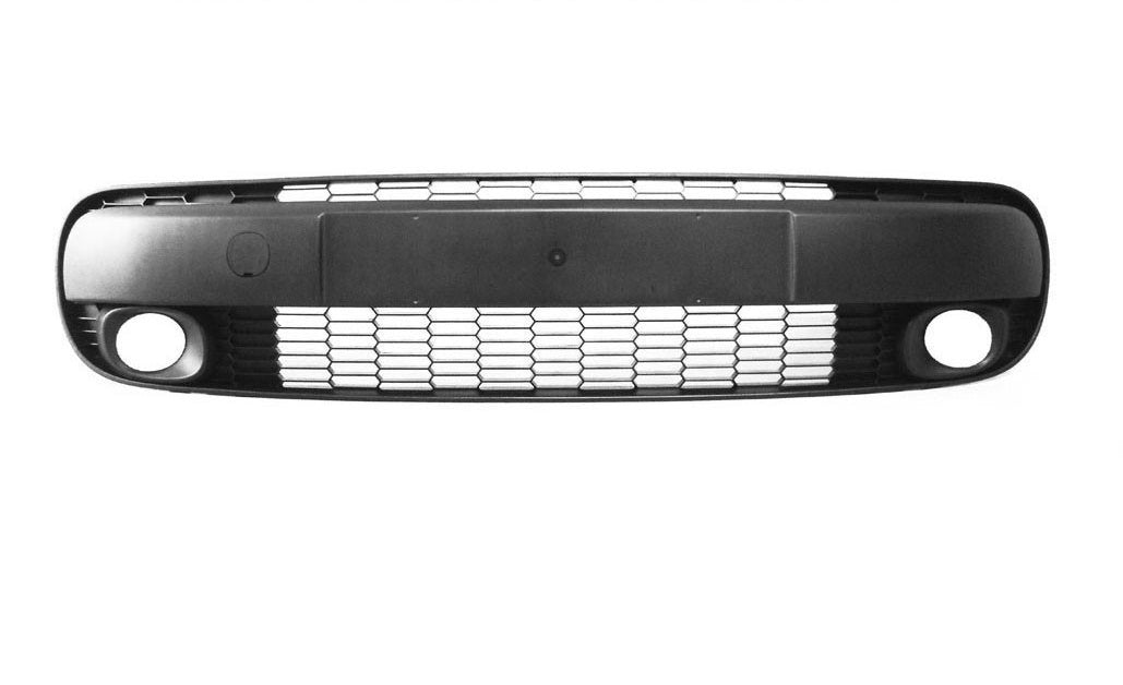 griglia paraurti anteriore centrale nera con sede fendi fiat 500 l 2012 2017 ft0402130