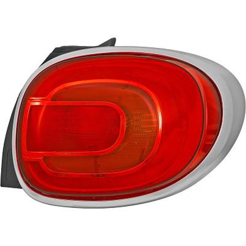 fanale posteriore destro senza portalampad led silver fiat 500 l trekking 2012 2017 ft0404163