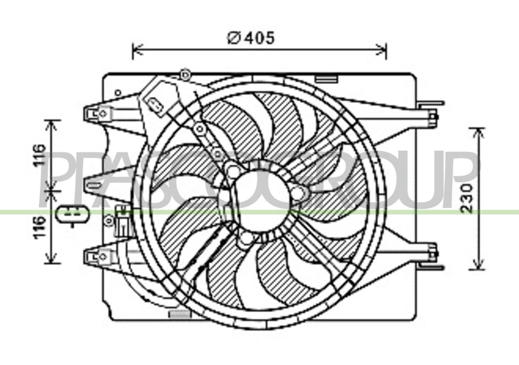 ventola fiat 500 l 2012 2017 ft040f003