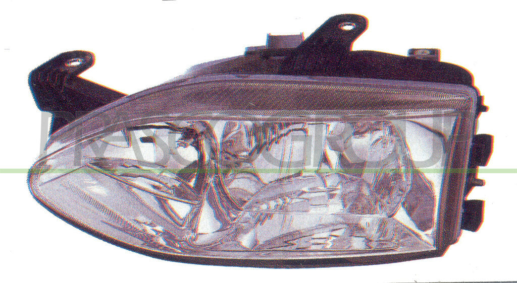 proiettore sinistro mod h7 h1 elettrico vetro liscio mod 04 01 fiat palio 1997 2004 ft1134914