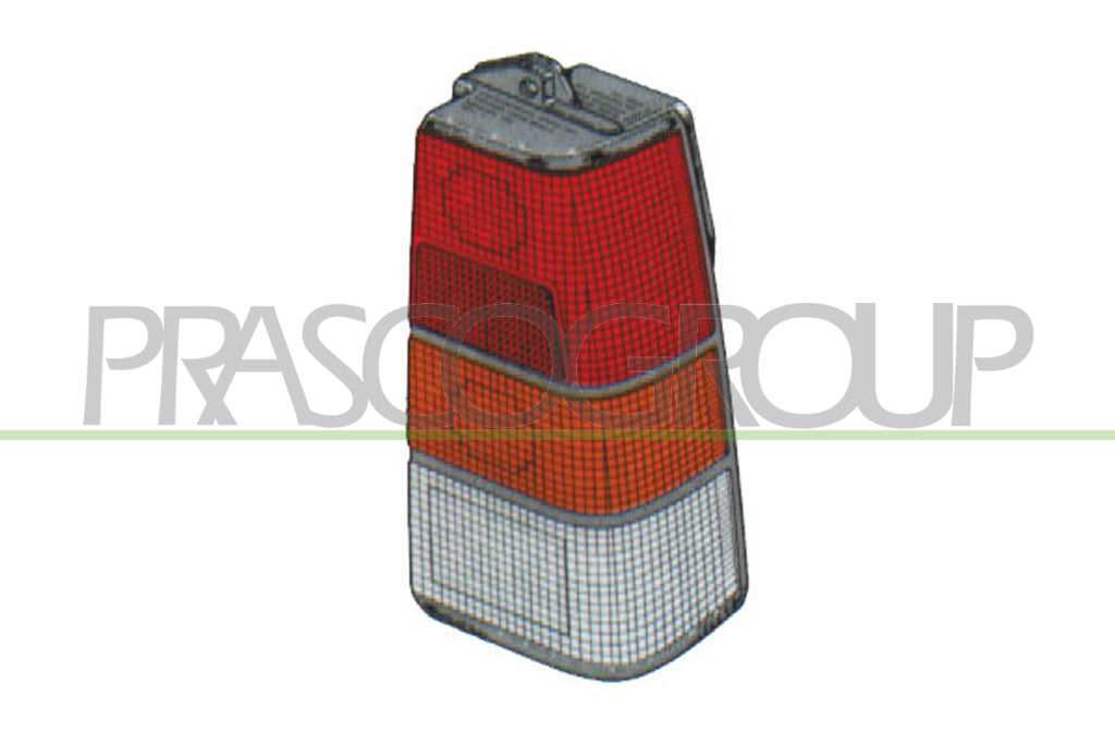 fanale posteriore sinistro con portalampada fiat panda 1986 2003 ft1214054
