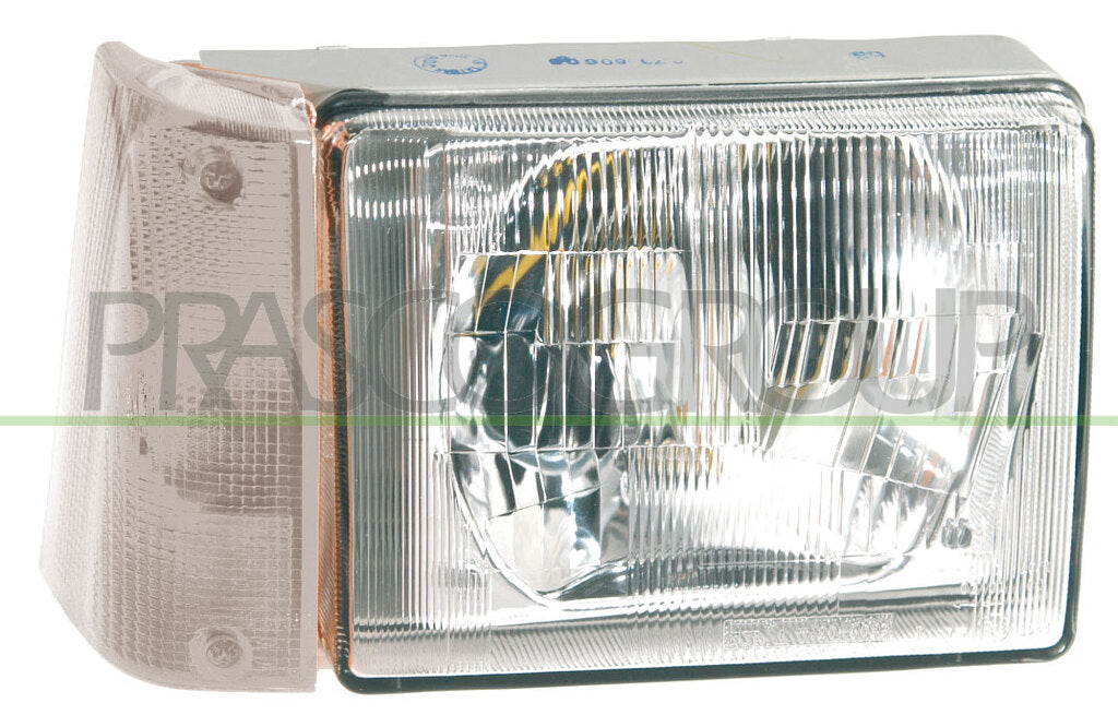 proiettore asimmetrico sinistro h5 manuale con fanale bianco fiat panda 1986 2003 ft1214614