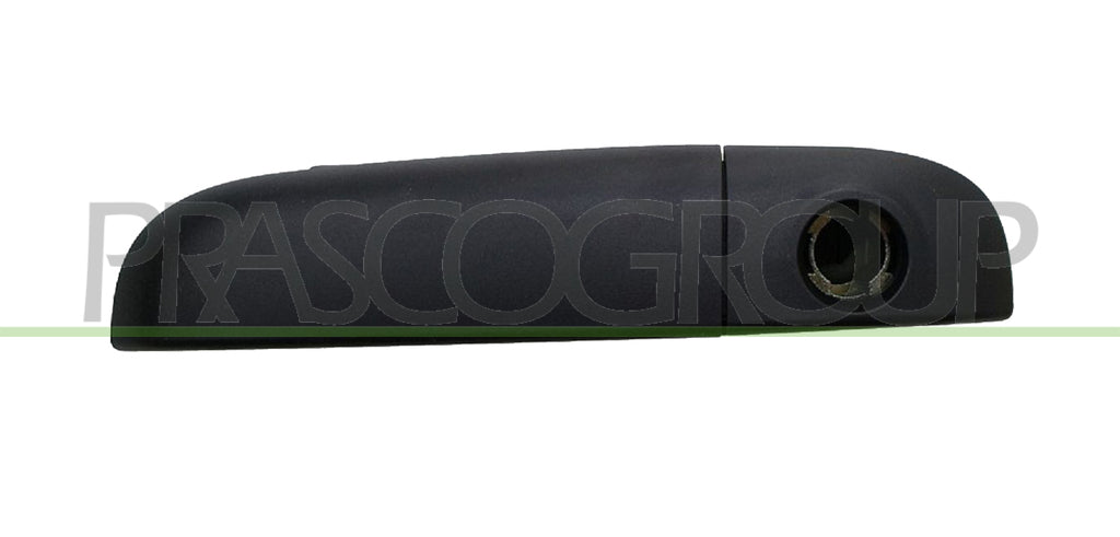 maniglia anteriore sinistra esterna nera goffrata con foro nottolino fiat panda 2012 ft1248002