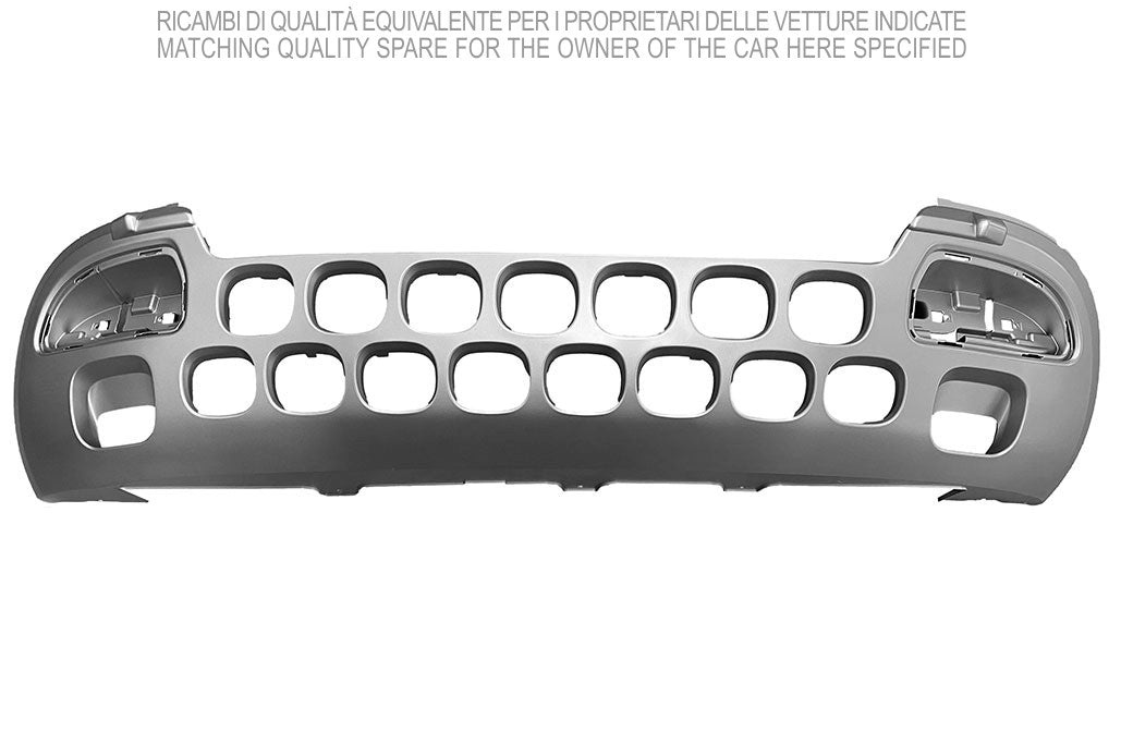 modanatura paraurti anteriore centrale argento fiat panda cross 2014 ft1261245