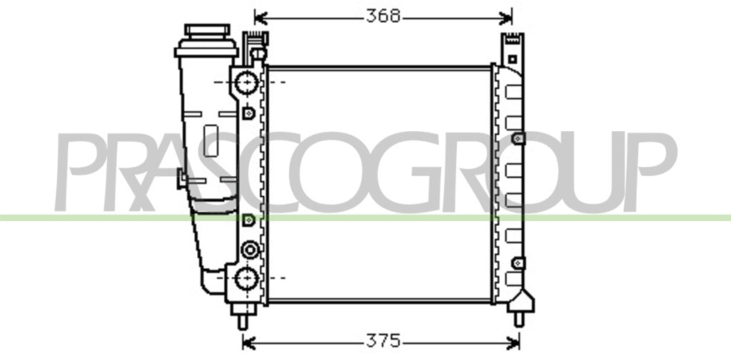 radiatore fiat uno 1984 1989 ft127r001