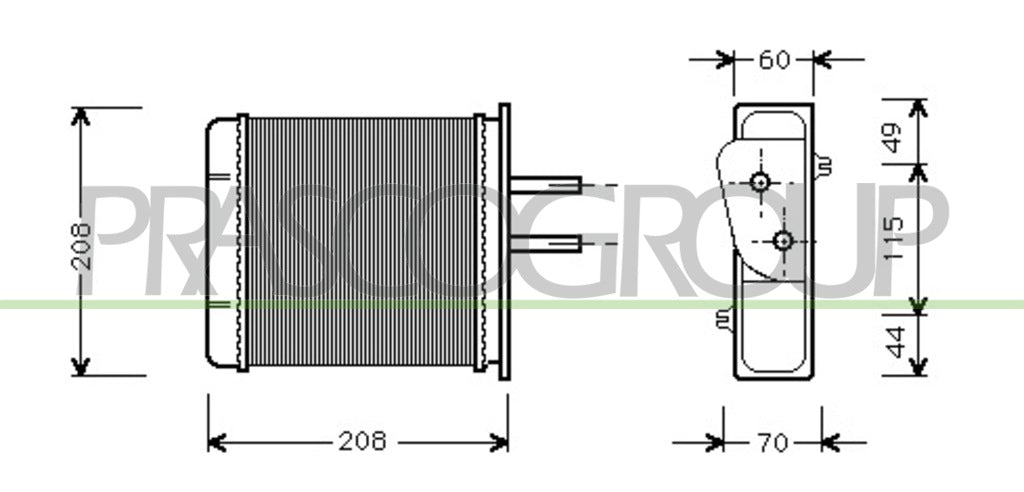 riscaldatore fiat punto 1993 1999 ft132h001