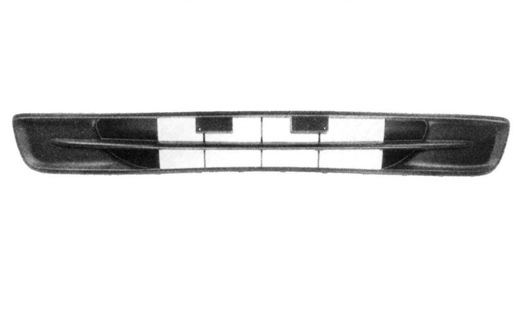 griglia paraurti anteriore chiusa mod 5 porte fiat punto 1999 2003 ft1332100