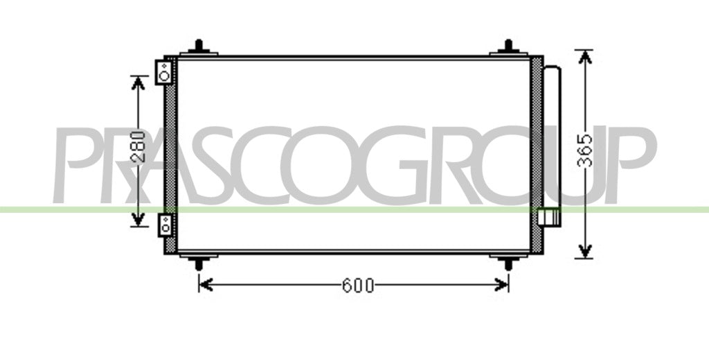 condensatore fiat ulysse ii 2002 2010 ft152c001