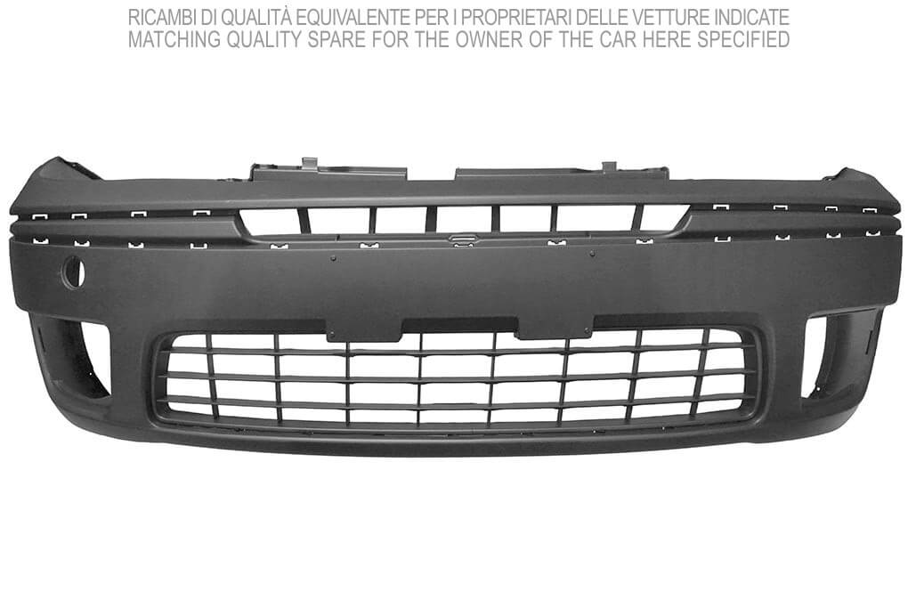 paraurti anteriore nero goffrato mod actual van fiat punto 2003 2011 ft3401001