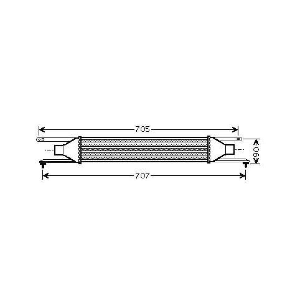 intercooler fiat grande punto 2005 2009 55702237