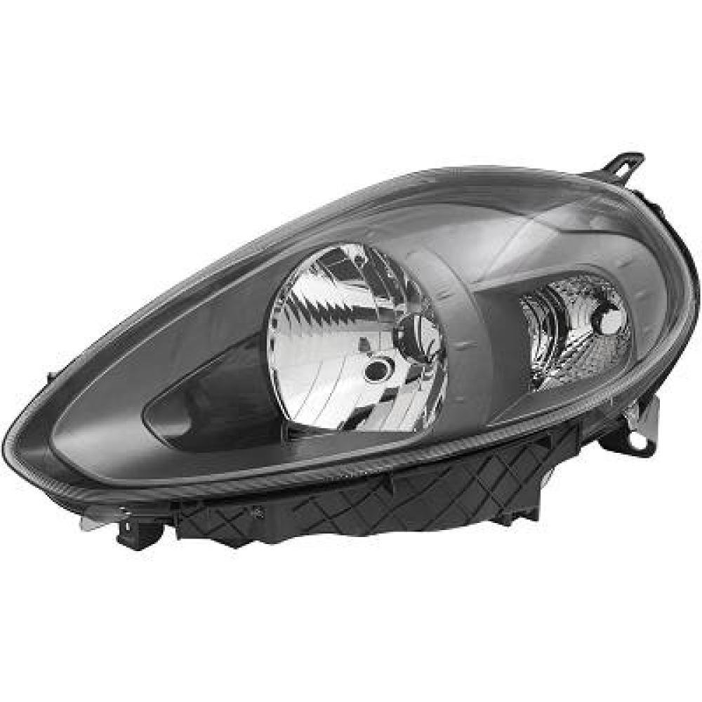 proiettore sinistro h4 elettrico con motore grigio fiat punto evo 2009 2012 ft3444914