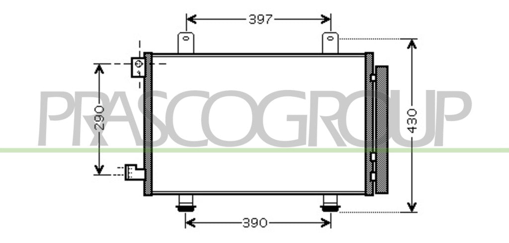 condensatore fiat sedici 2007 2013 ft360c001