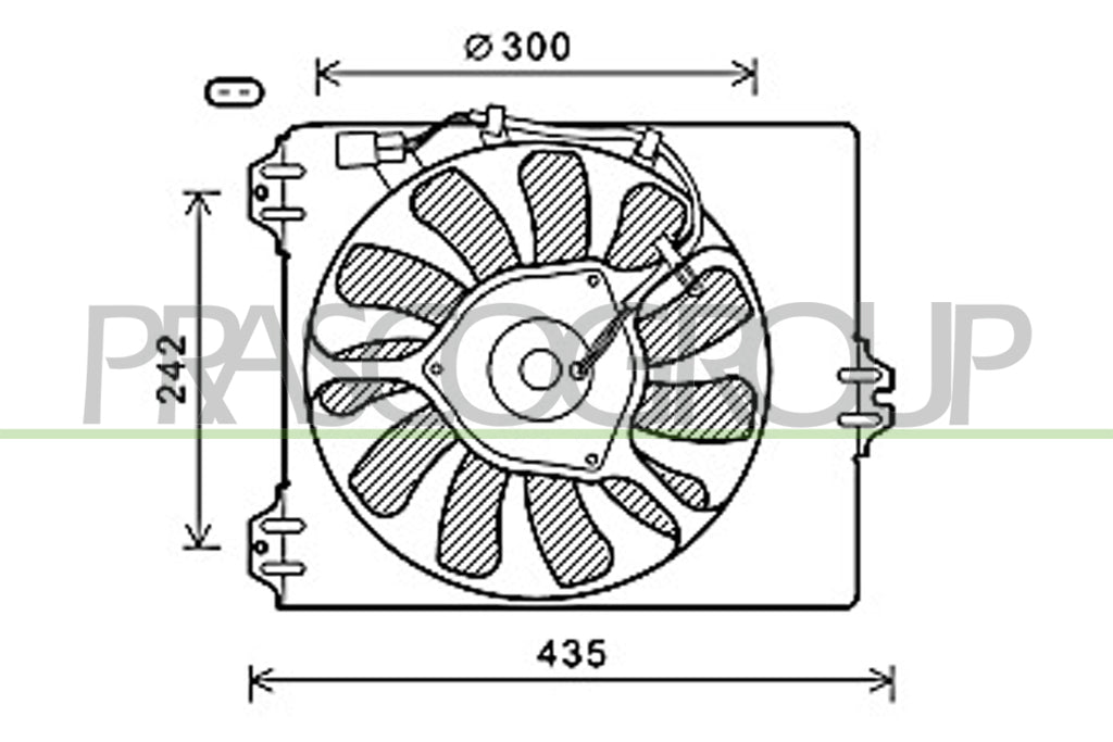 ventola fiat sedici 2007 2013 ft360f002