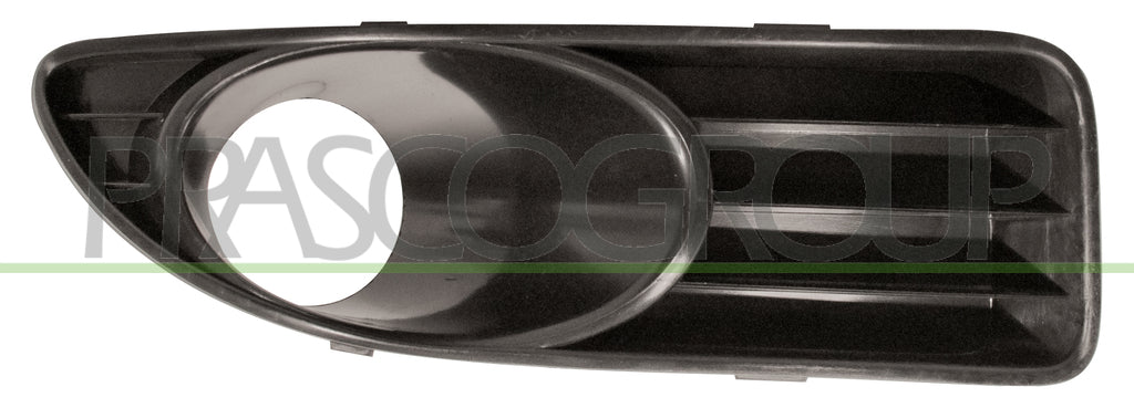 griglia destra paraurti anteriore nera con sede fendi aperta fiat linea 2007 2010 ft4402125