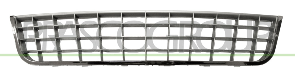 griglia paraurti anteriore centrale grigia con cornice cromata fiat linea 2007 2010 ft4402130