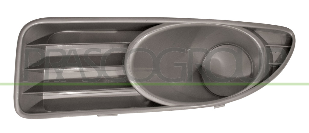 griglia sinistra paraurti anteriore grigia con sede fendi chiusa fiat linea 2007 2010 ft4402134
