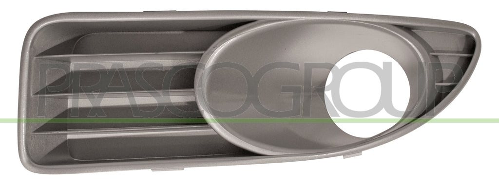 griglia sinistra paraurti anteriore grigia con sede fendi aperta fiat linea 2007 2010 ft4402136