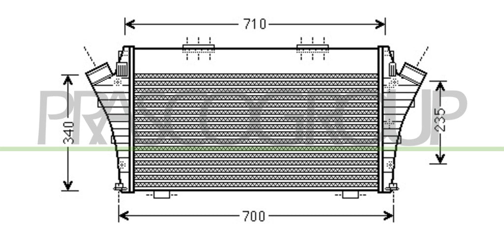 intercooler fiat croma 2005 2007 ft520n001