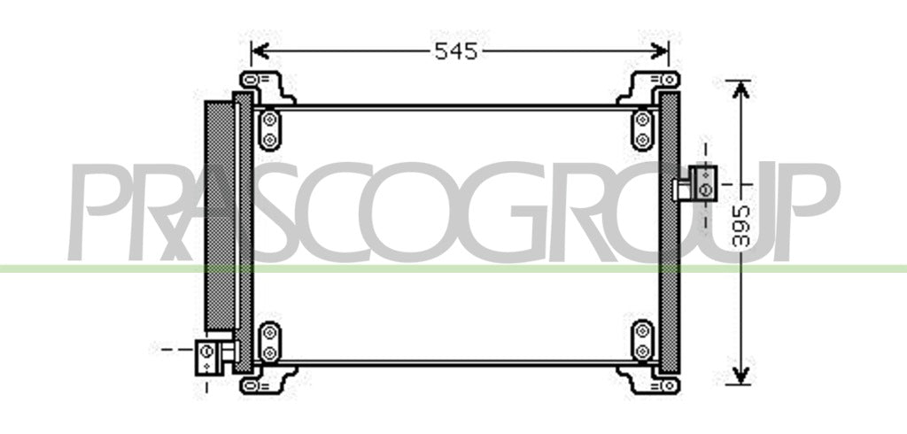 condensatore fiat multipla 2004 2010 ft717c001