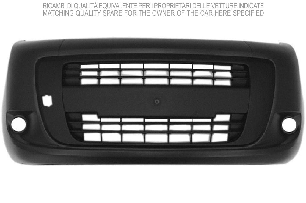 paraurti anteriore con primer con sede fendi con tappo copri gancio citroen nemo 2008 2016 ft8601011