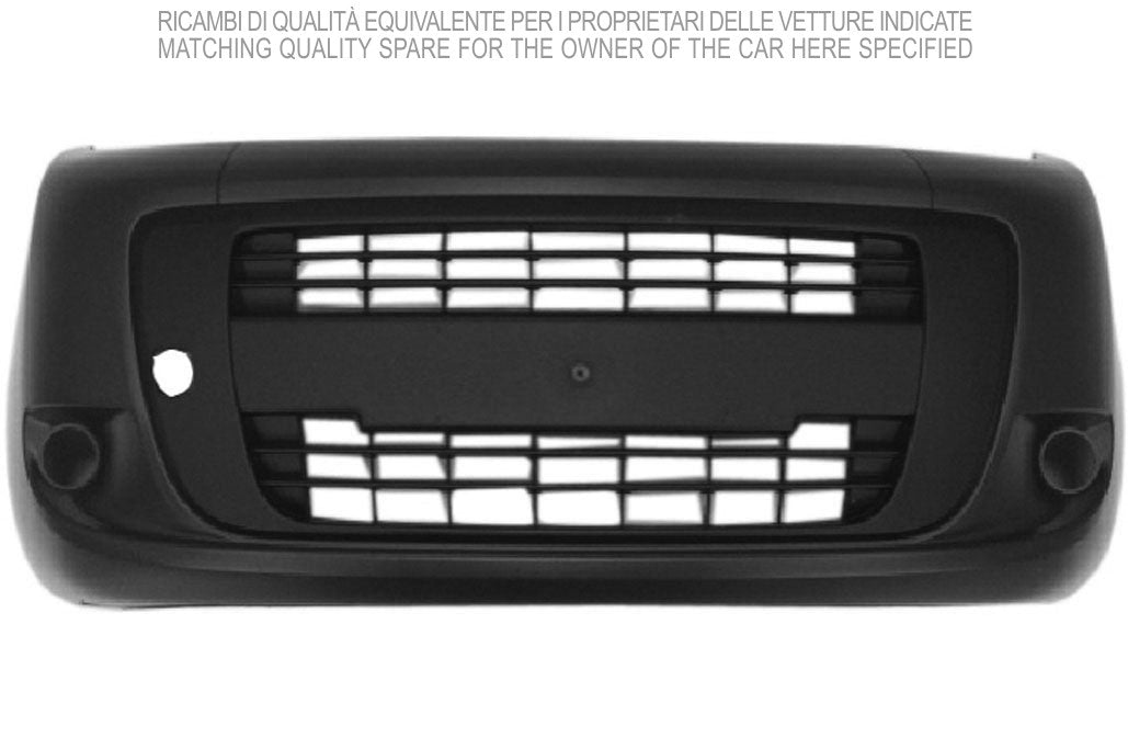 paraurti anteriore con primer senza sede fendi fiat qubo 2008 2016 ft8601020