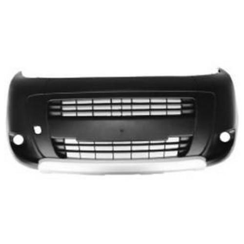 paraurti anteriore con primer con sede fendi con fascia superiore con primer e fascia inferiore argentata mod adventure fiat qubo 2008 2016 ft8601042