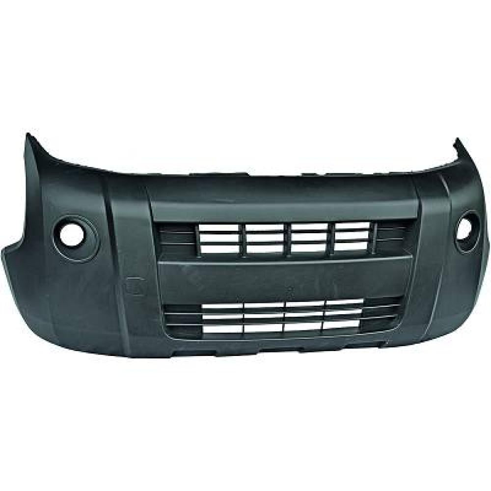 paraurti anteriore nero con sede fendi con fascia argento mod cargo van fiat fiorino 2007 2016 ft9071011