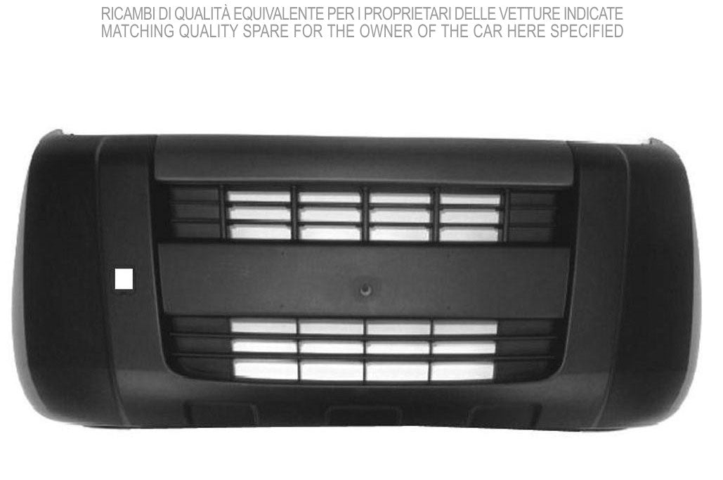 paraurti anteriore nero con fascia primerizzata mod combi fiat fiorino 2007 2016 ft9071021