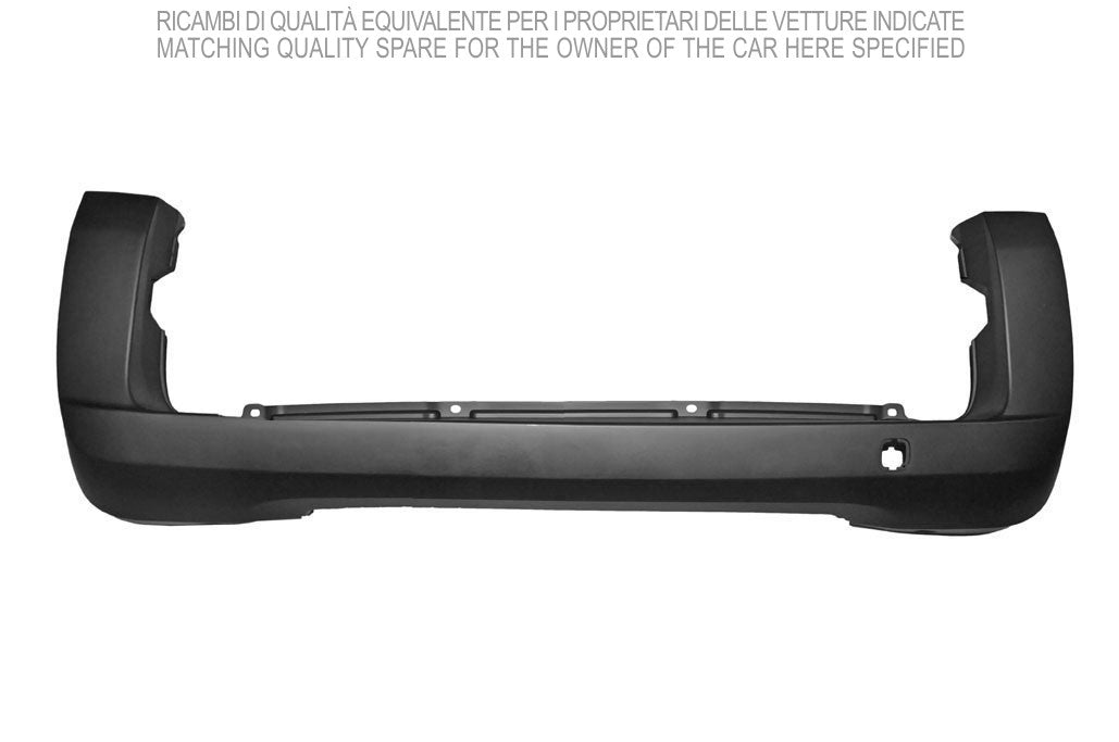 paraurti posteriore nero goffrato mod 2 porte a battente fiat fiorino qubo 2016 ft9071051