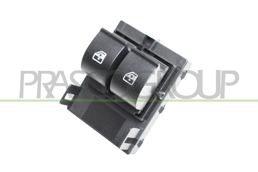 pulsantiera alzacristallo porta anteriore sinistra nera 2 interruttori 8 pins fiat qubo 2008 2016 ft907ws04