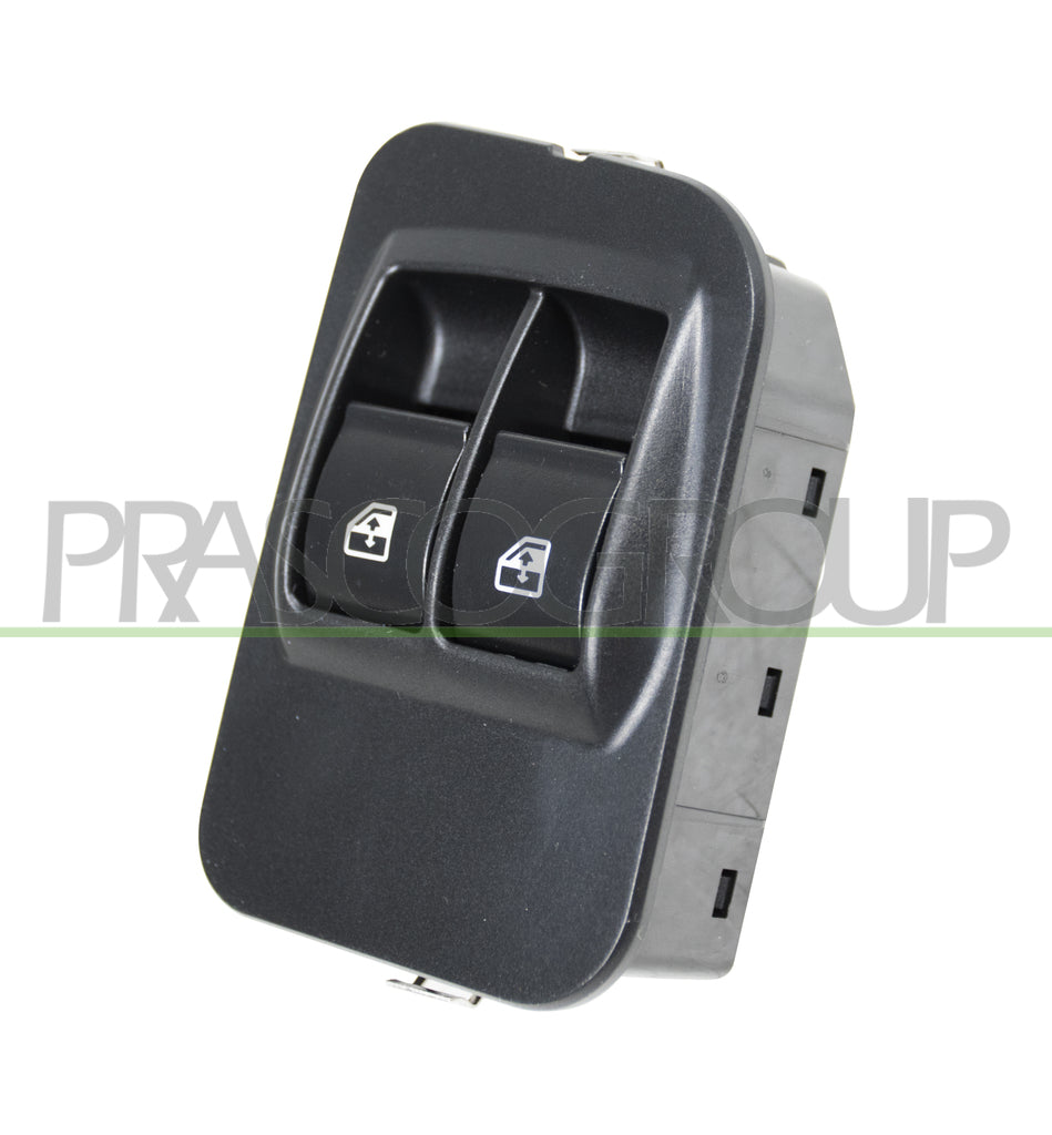 pulsantiera alzacristallo porta anteriore sinistra con copertura nera 2 interruttori 8 pins citroen nemo 2008 2016 ft907ws14