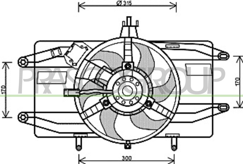 ventola fiat doblo 2000 2005 ft908f001