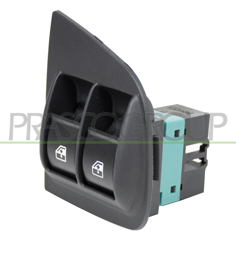 pulsantiera alzacristallo porta anteriore sinistra nera 2 interruttori 10 pins fiat doblo 2005 2009 ft909ws04