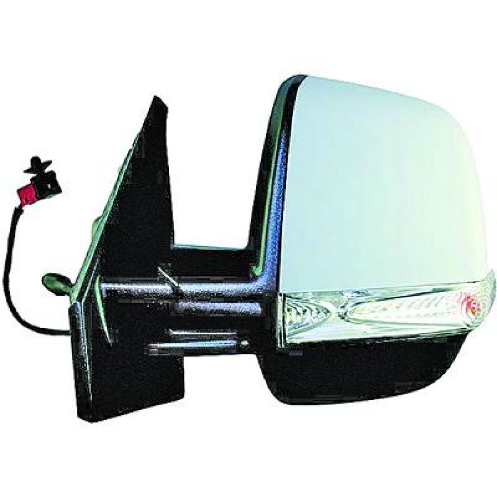 retrovisore sinistro elettrico termico con primer con fanale 6 pins mod cargo fiat doblo 2009 2014 ft9107344
