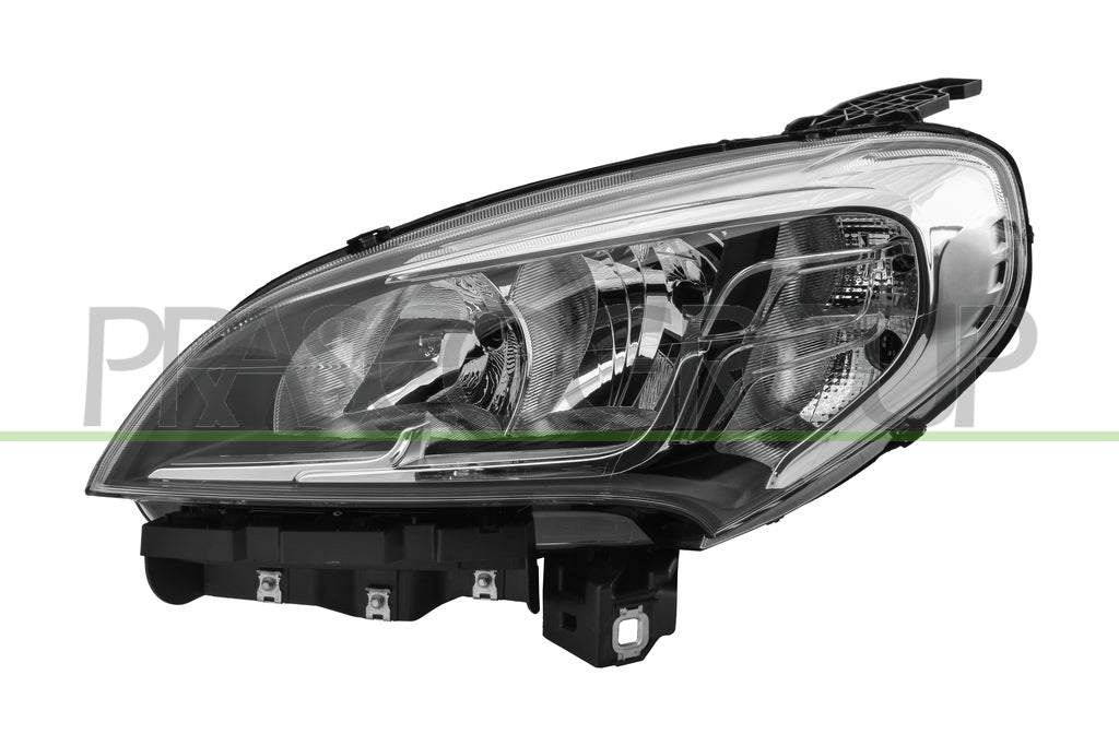 proiettore sinistro h7 h7 elettrico con motore con luce diurna cromato fiat doblo 2015 2022 ft9124914aq