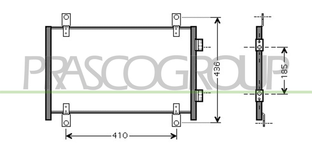condensatore fiat ducato 2002 2006 ft920c002