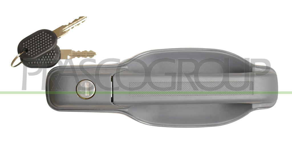 maniglia anteriore sinistra esterna grigia con foro nottolino con set chiavi iveco turbodaily 1990 2000 ft9258006